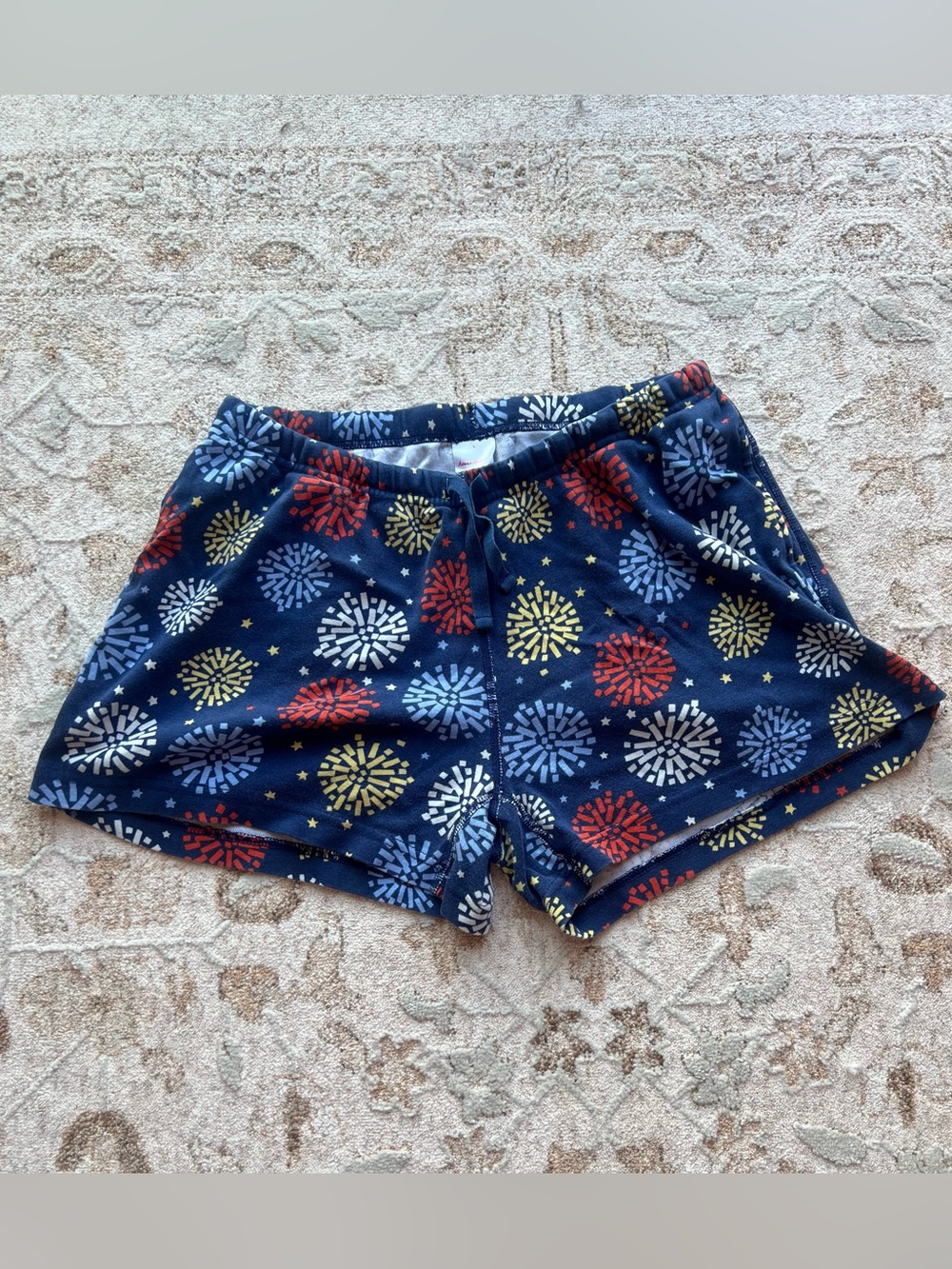 Hanna Andersson Navy Firework Print Women's Shorts